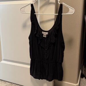 Kirra Black Sleeveless Blouse